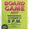 Board Game Night Poster