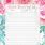 Bridal Shower Gift List Printable Free