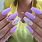 Bright Purple Nail Designs