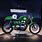 British Racing Green Motorcycle