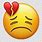 Broken Heart Crying Emoji
