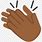 Brown Hand Clap Emoji