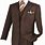 Brown Pinstripe Suit