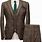 Brown Plaid Suit