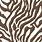 Brown Zebra Print