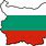 Bulgaria Flag Map
