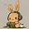 Bunny with Headphones