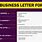 Business Letter Types