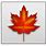 Canadian Leaf Transparent Background