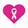 Cancer Ribbon Heart Clip Art