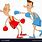 Cartoon Boxers Fighting