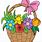 Cartoon Flower Basket