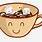 Cartoon Hot Chocolate with Marshmallows