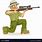 Cartoon Hunting Rifle