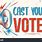 Cast Your Vote Clip Art