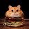 Cat Eating Burger GIF