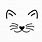 Cat Face Outline Free SVG