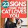 Cat Love Sign