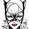 Catwoman Line Art