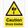 Caution Sharp Blades Sign