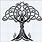 Celtic Tree of Life Stencil