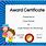 Certificate for Kids Free