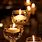 Champagne Glass Candle