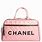 Chanel Duffle Bag Pink