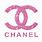 Chanel Logo in Pink