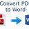 Change From PDF to Word