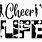 Cheer Life SVG Free