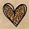 Cheetah Print Heart