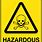 Chemical Health Hazard Sign