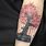 Cherry Blossom Bonsai Tree Tattoo