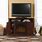 Cherry Wood Fireplace TV Stand