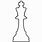 Chess King Outline