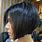 Chin-Length Blunt Angled Inverted Bob