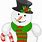 Christmas Santa Snowman Clip Art