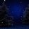 Christmas Starry Night Background