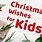Christmas Wishes for a Child