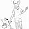 Christopher Robin and Pooh Coloring Pages