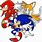Classic Sonic Tails Knuckles