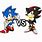 Classic Sonic vs Shadow
