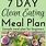 Cleaning Eating Meal Plan