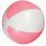 Clear Pink Beach Ball
