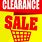Clearance Signs Retail