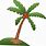 Clip Art Palm Tree with Coconuts