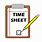 Clip Art of Time Sheets