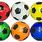 Colored Soccer Balls