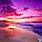 Colorful Beach Ocean Sunset